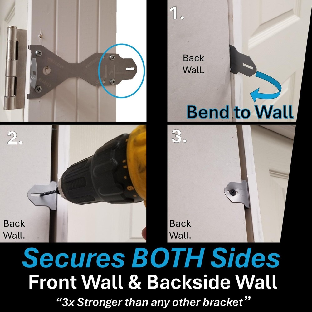 EXPR® Premium Door Install Kit - Max Strength (Secures Both Sides) |...