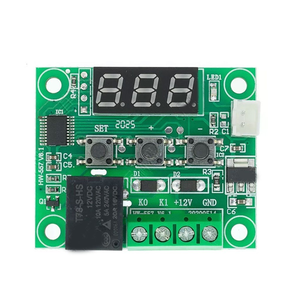1XDigital Temperature Control Switch Sensor Module 1XAcrylic Clear Box Brand New