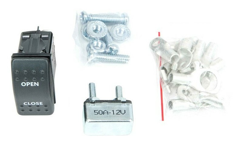 Complete Motor Reversing Relay Module and Switch Kit - Tarp Snowplow Winch
