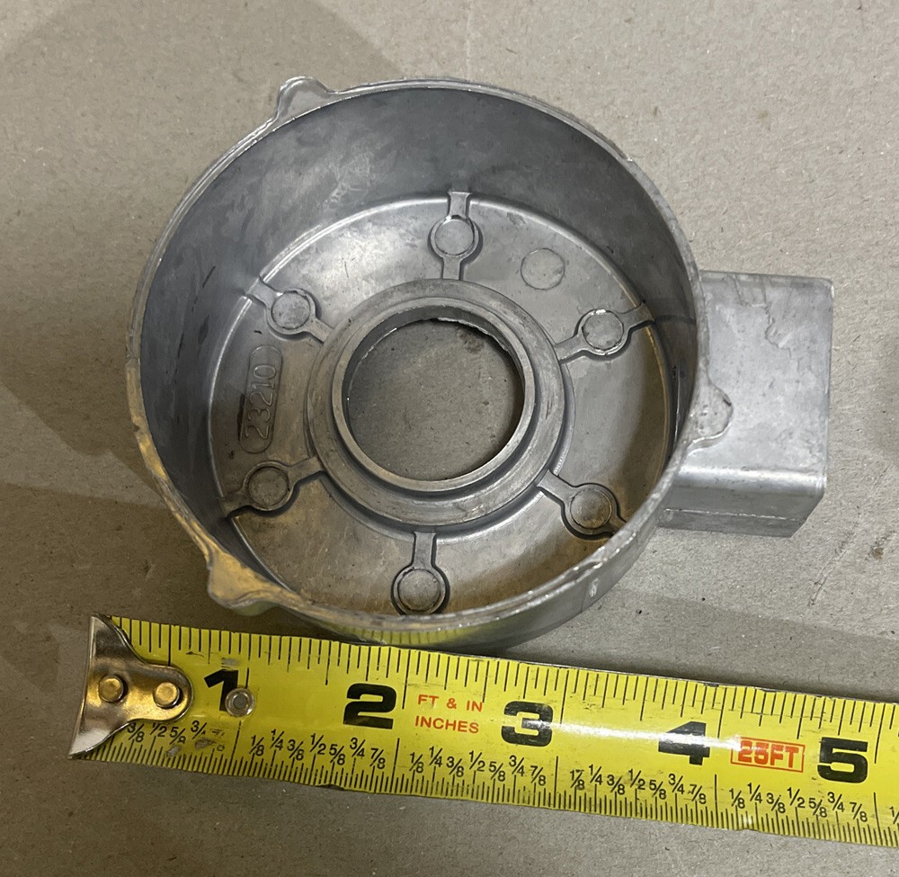 HOUSING BLOCK ONLY for BEI Sensors Optical Incremental Encoder Silver 01070-156