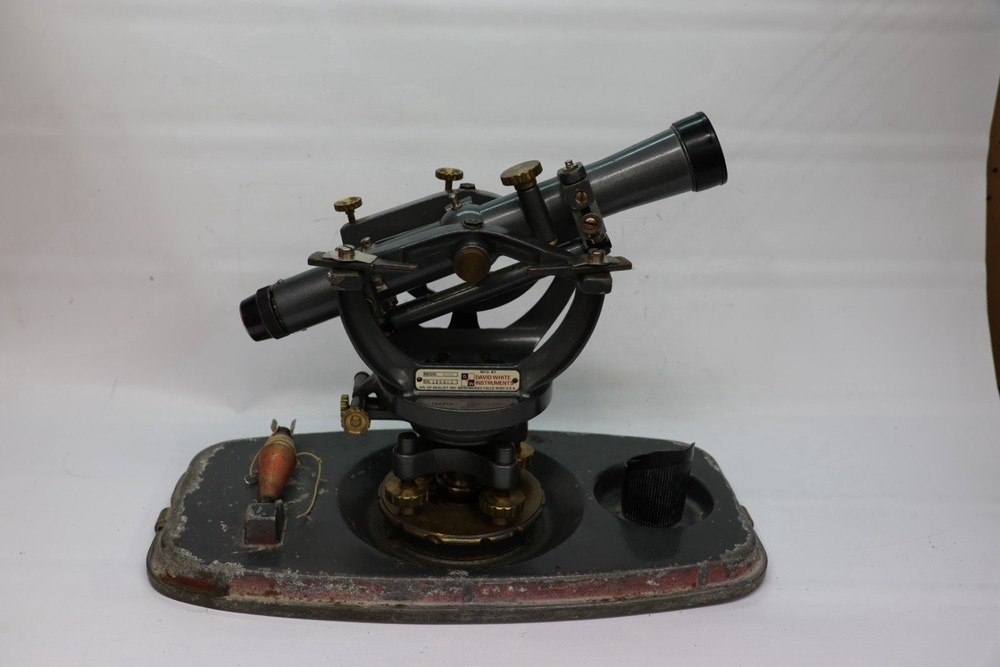 Vintage David White Instruments Model 8300 Transit Level Surveying Tool