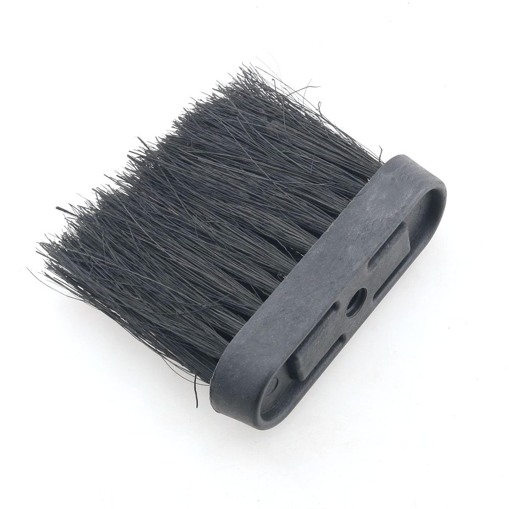 DGBRSM 2PCS Hearth Brush Fireplace Replacement Head Cleaning Black