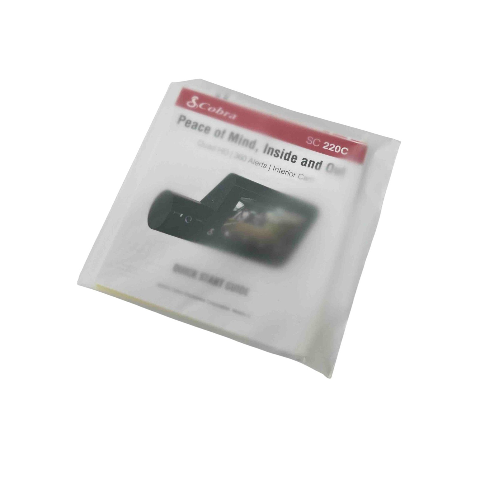 Cobra SC 220C Quad HD 360 Alerts Interior Cam Dual-View Dash Camera