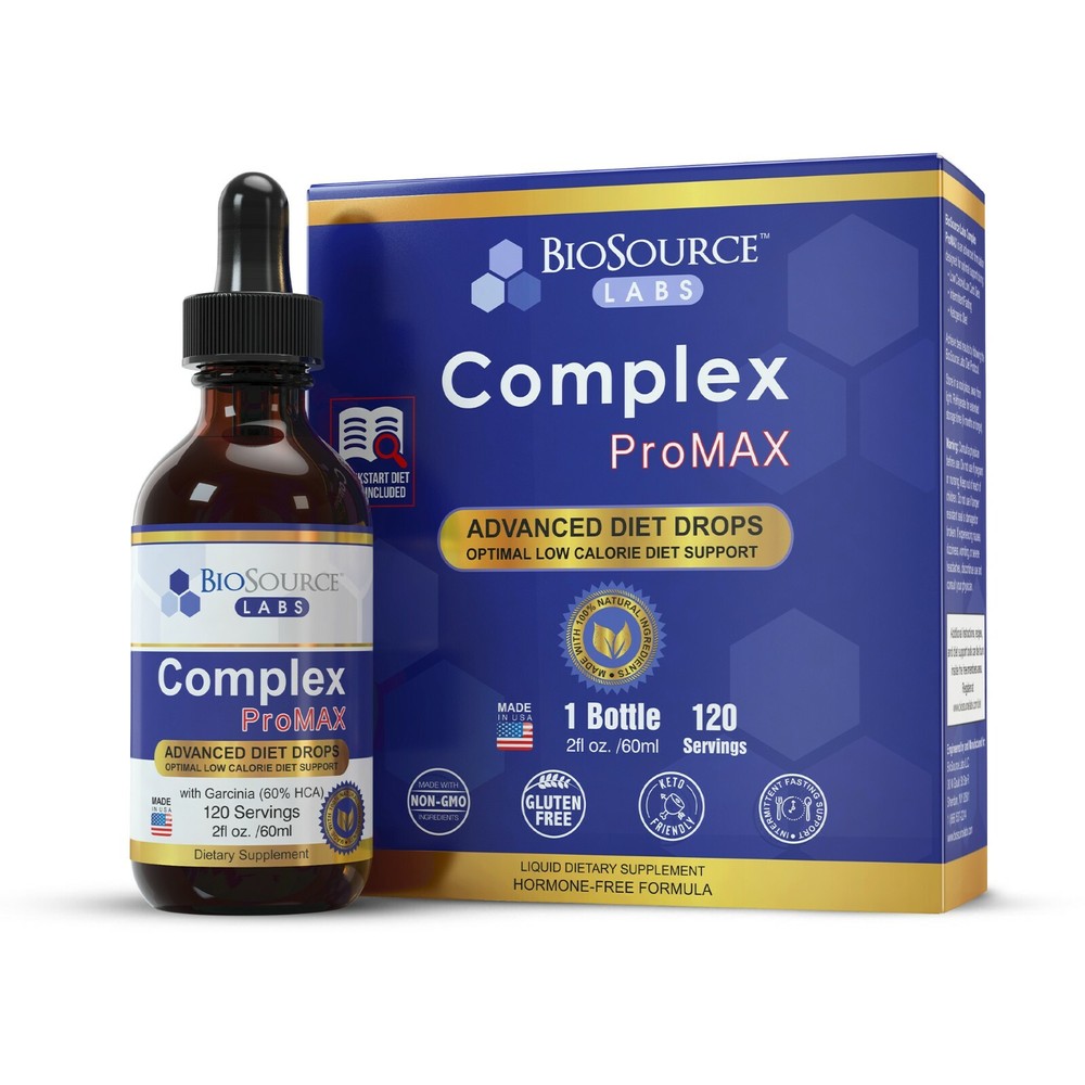 BioSource Labs Complex ProMAX Premium Diet Drops - 2 oz Bottle