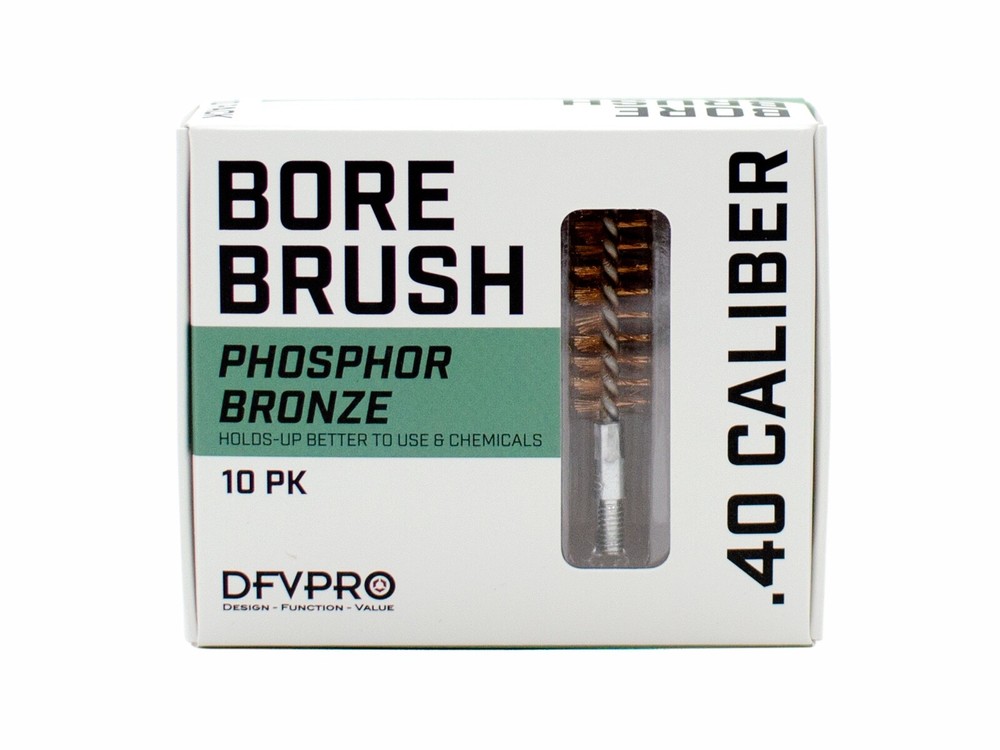 .40/10mm Phosphor Bronze Bore Brushes 10 Pack