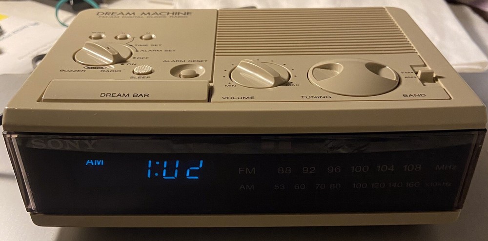 Sony AM/FM Digital clock Radio