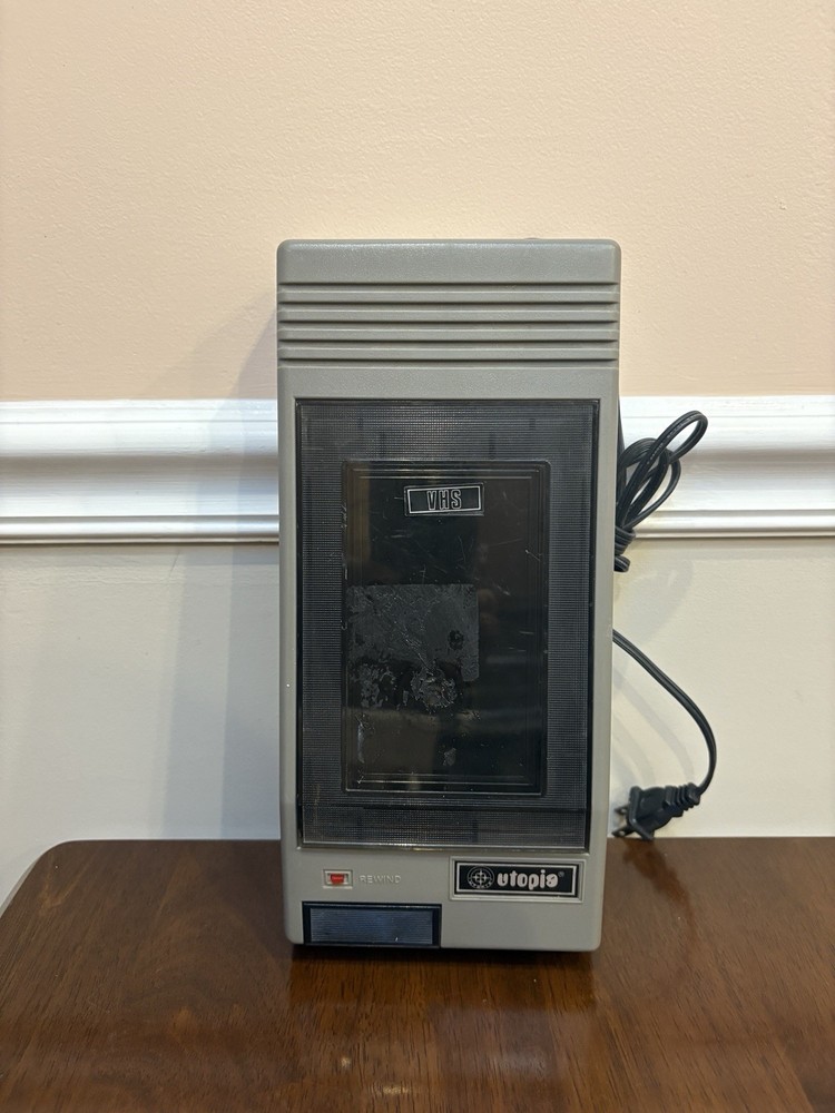 Utopia Model 828 VHS Video Tape Rewinder - Tested