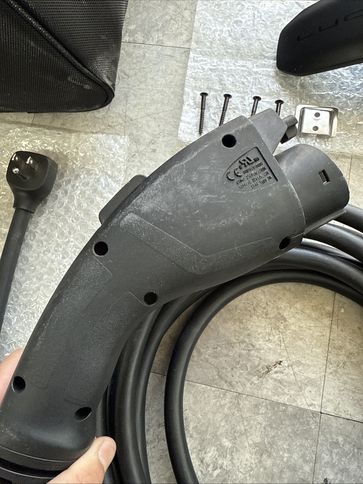 2022 - 2024 Lucid Air Charger EV Mobile Charging Cable cord 120v 12A NEMA 5-15