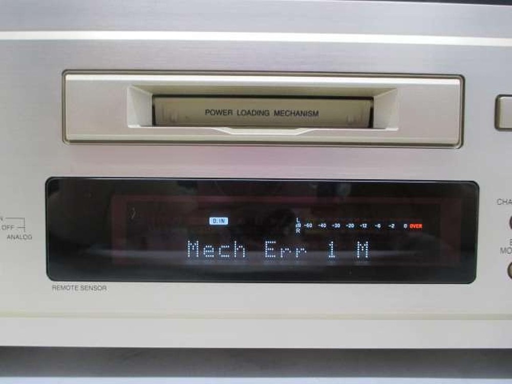 JUNK DENON DMD-1600AL MiniDisc Deck Recorder