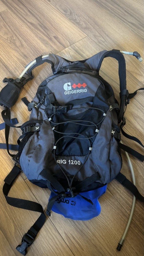 Geigerrig RIG 1200 Hydration Backpack w/ Pump System – Needs Bladder Repair