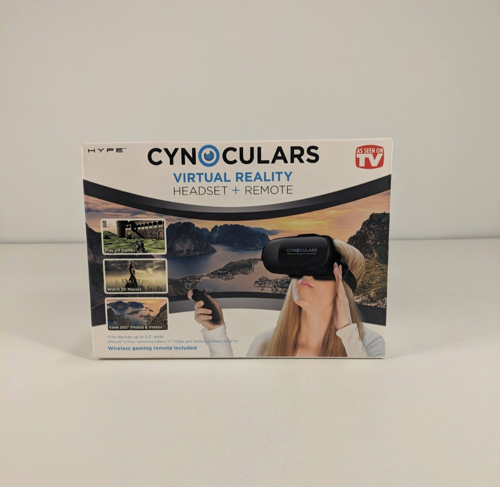 Cynoculars Mobile Virtual Reality Headset and Remote
