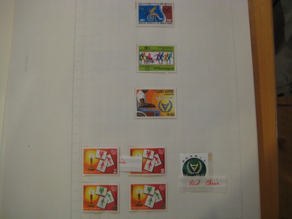 Disabled Year 1981 Collection - WDWPhilatelic (D7C) 4/26