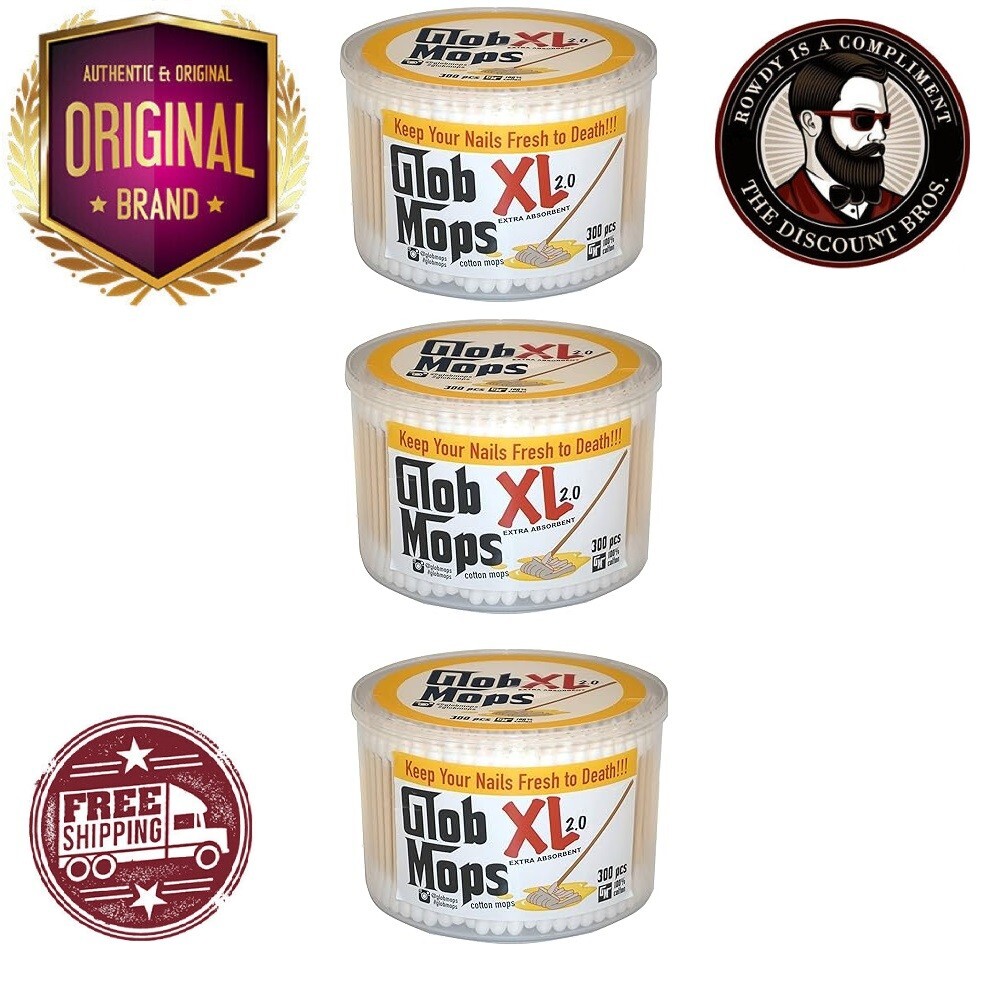 Glob Mops XL 2.0 3-Pack Bundle | Extra Absorbent | Eco-Friendly | 900 ct