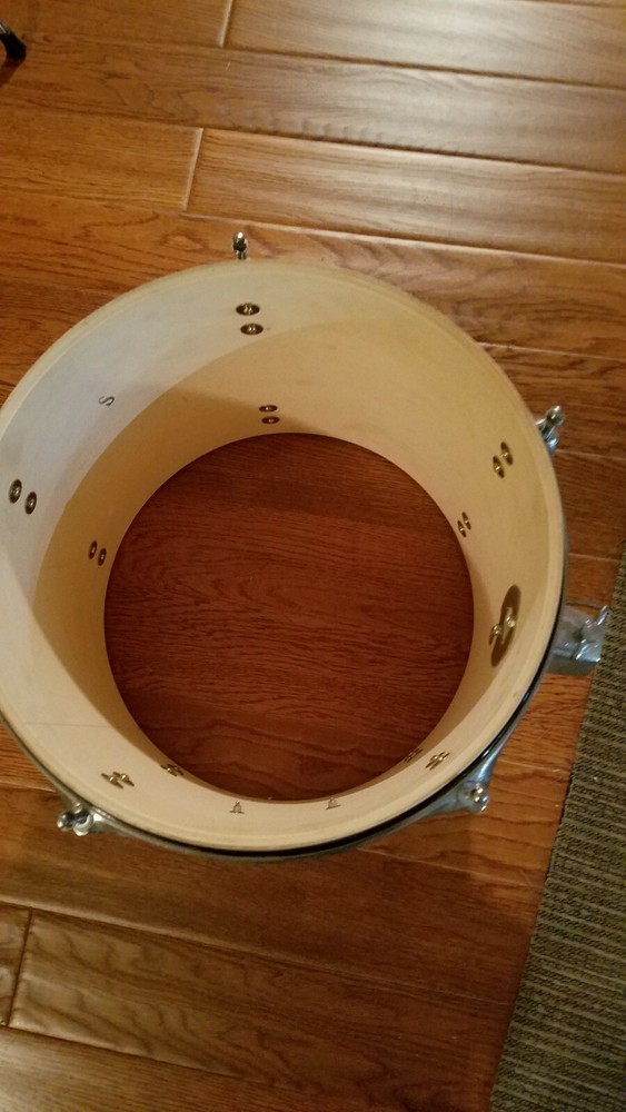 fender drum starcaster 12in tom black for parts