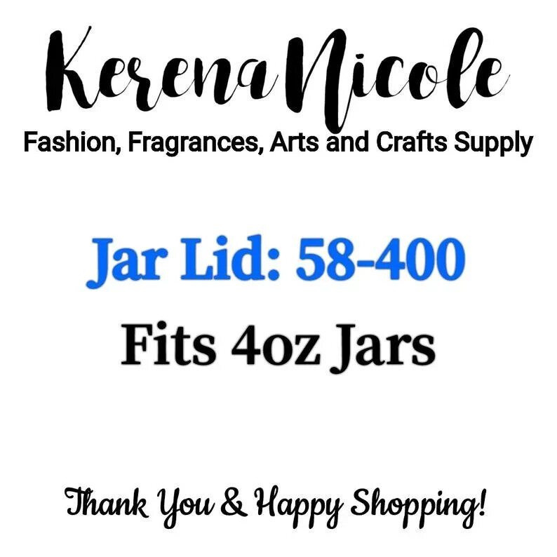 58-400 Black Unlined Jar Caps