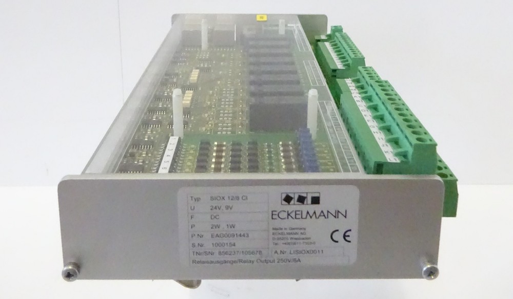 ECKELMANN SIOX 12/8 CI Extension Module Extension Modules for CI 3000 CI 3100