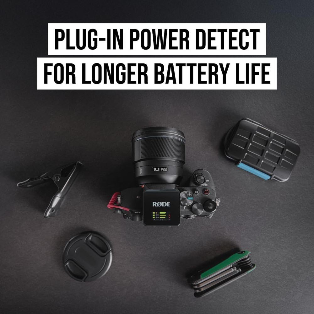 Wireless GO III (Gen 3) – Compact Wireless Mic – Pristine Audio, 32-Bit Float Re