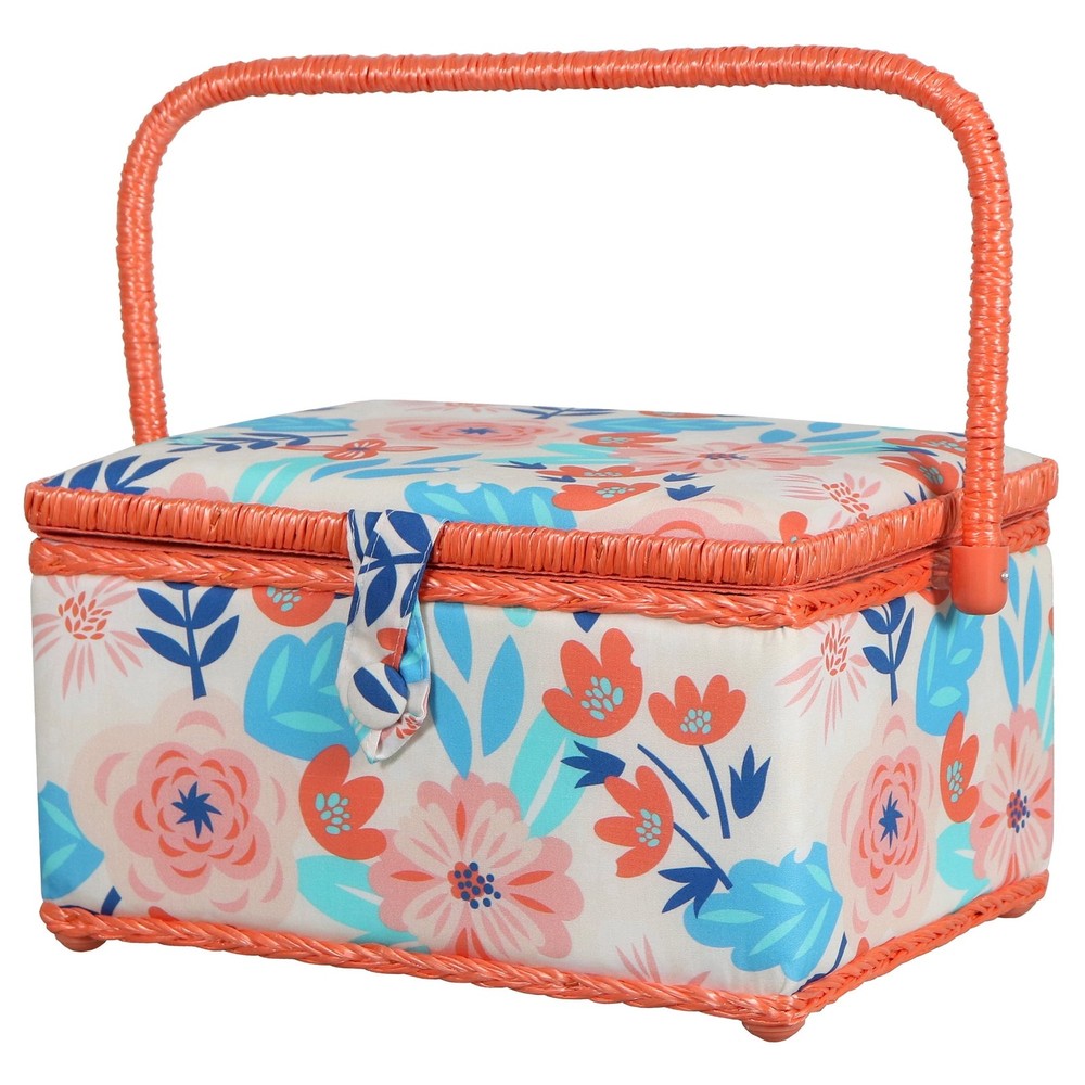 Large Sewing Basket in Sewing Accessories Print Multicolor