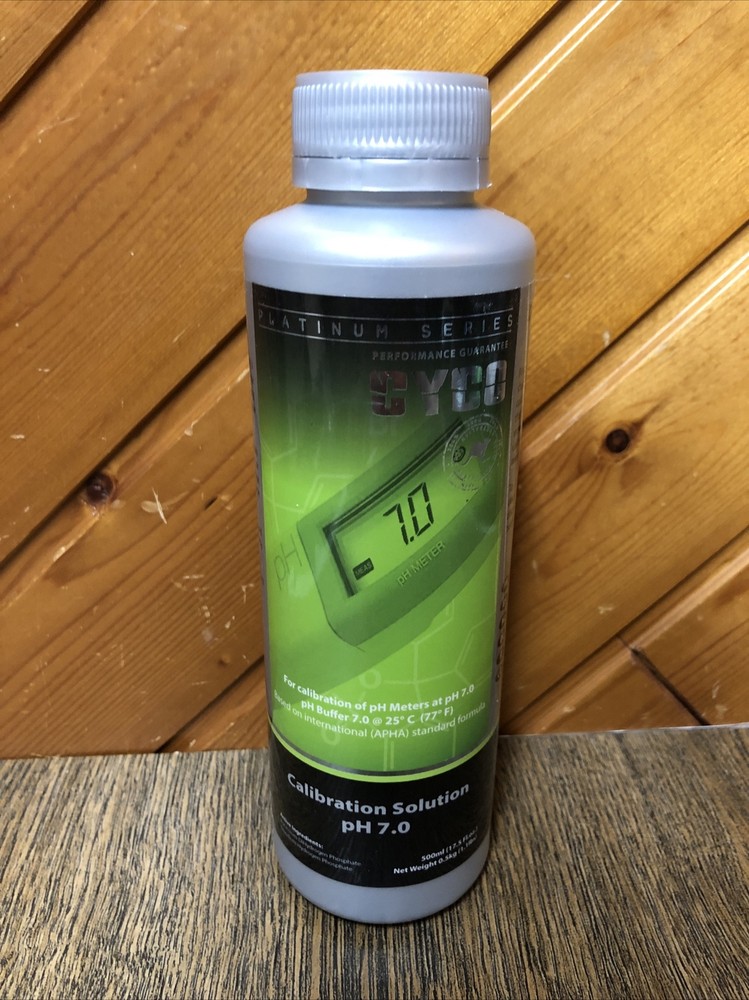 Cyco Nutrients Calibration pH 7.0 Solution 500ml New