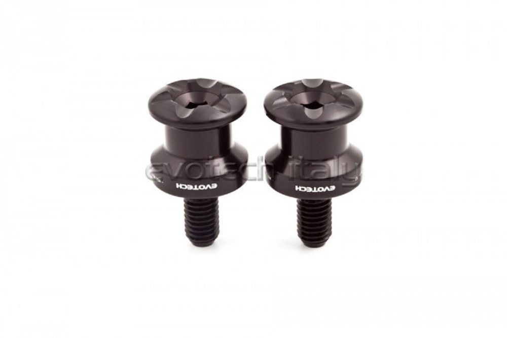 Honda Multimodel Black / Matte Paddock Stand Bobbins Soportes Caballete Diabolos