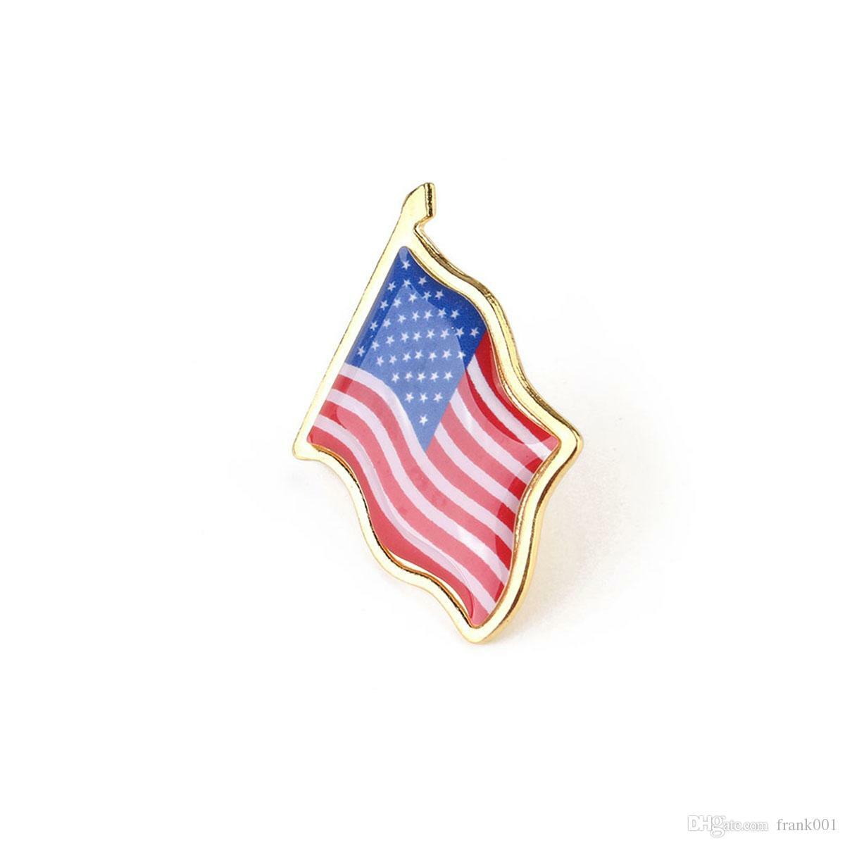 20 AMERICAN FLAG LAPEL PINS United States USA Tie Tack Badge Pin SHIPPED from US