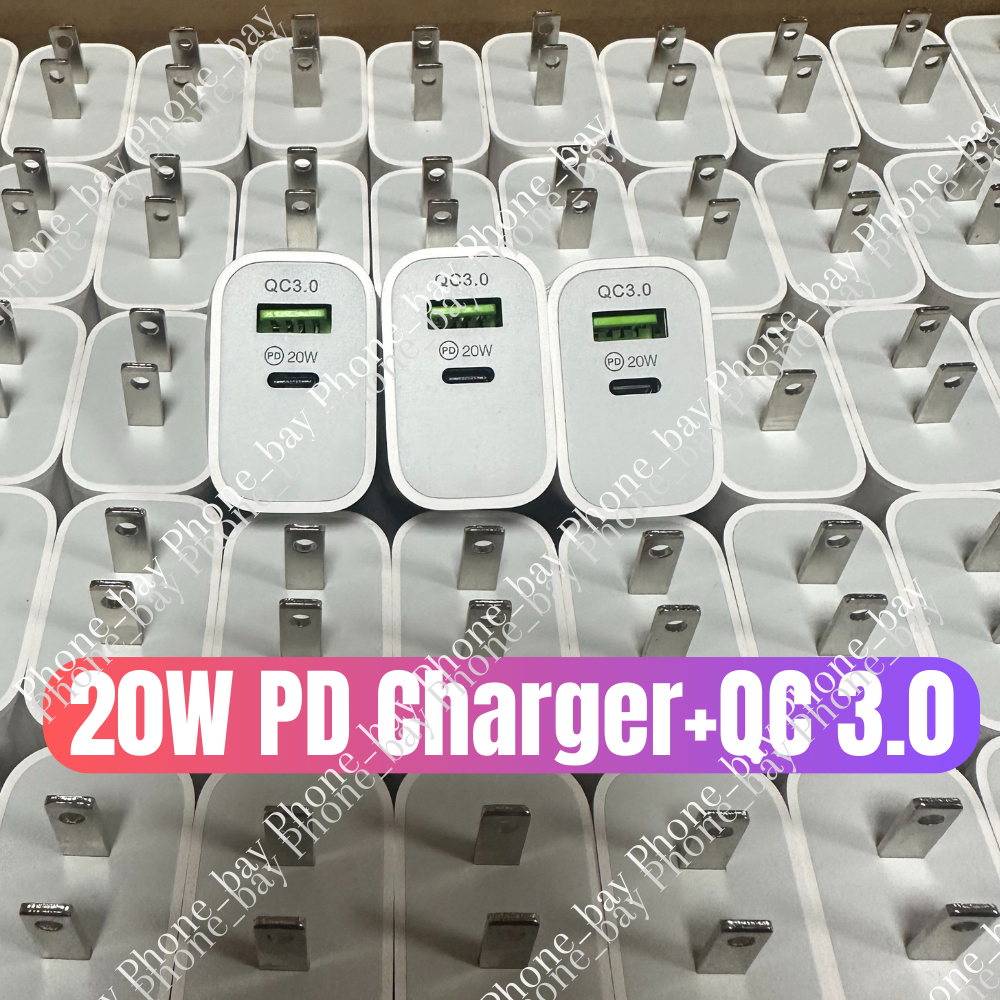 Lot 20W USB Type C Power Adapter Fast Charger Cube Block For iPhone iPad Android