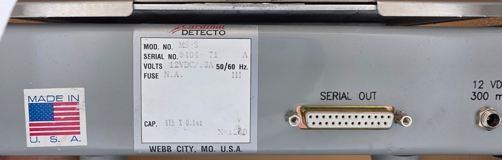 Detecto MS-8 Electronic Postal Scale 8Lb x 0.1oz