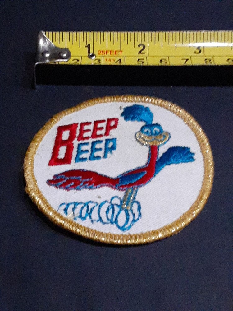 VINTAGE ROADRUNNER BEEP BEEP PATCH