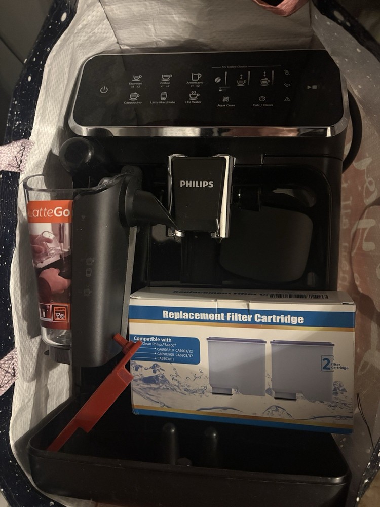 Philips EP3241/54 Super-Automatic Espresso Machine with LatteGo - Black
