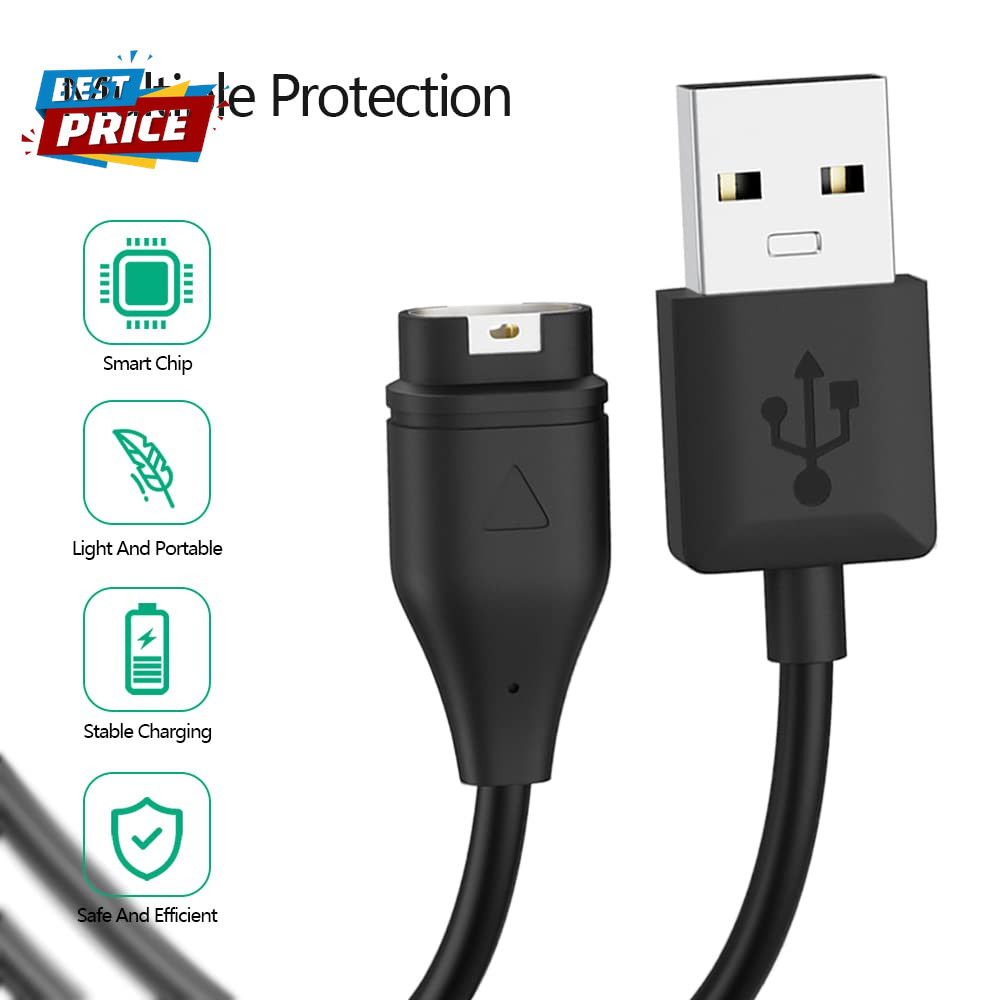 Compatible for Garmin Watch Charger Cable (2 Pack)