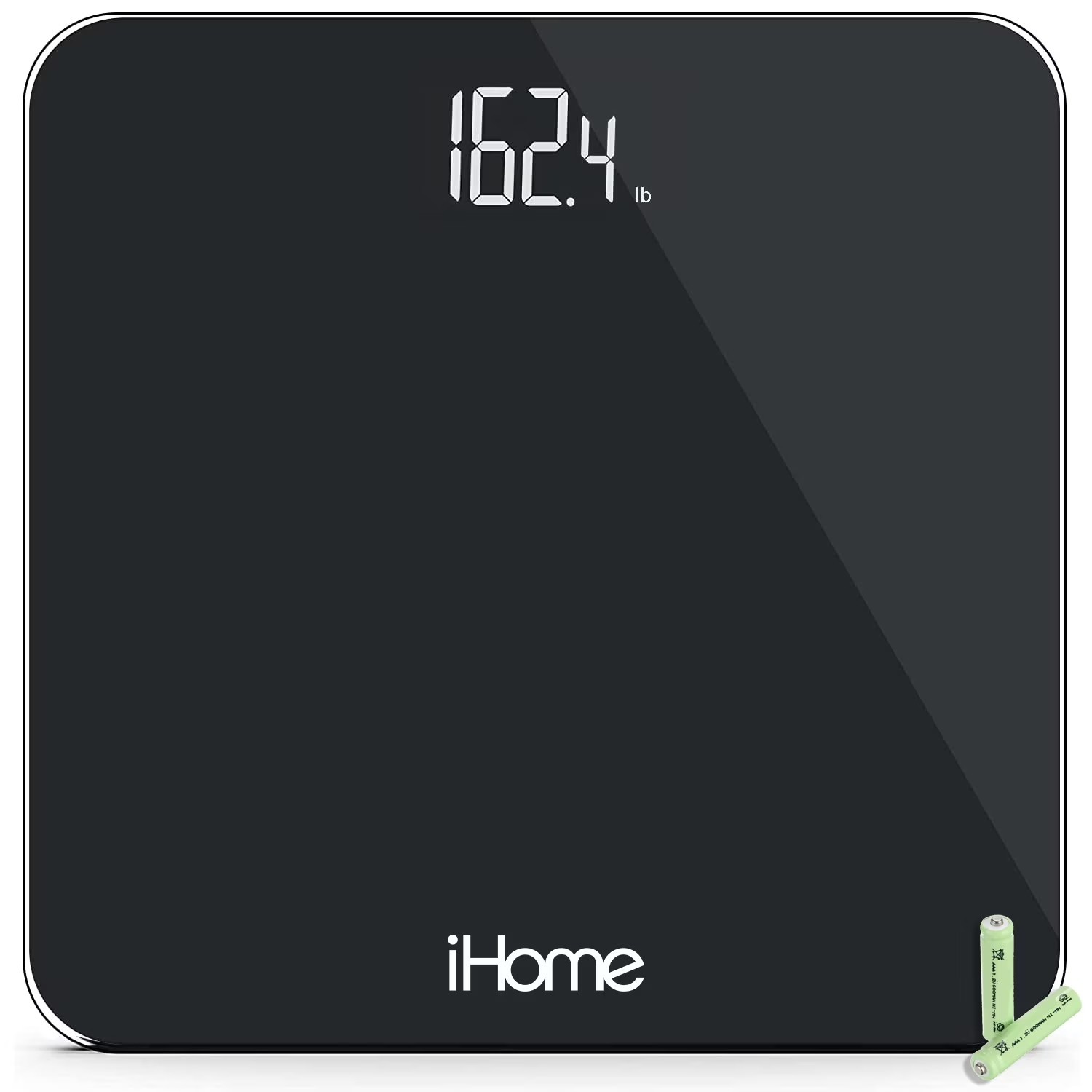 iHome Digital Bathroom Scale 397 lb with Fit, Personal Coach App.