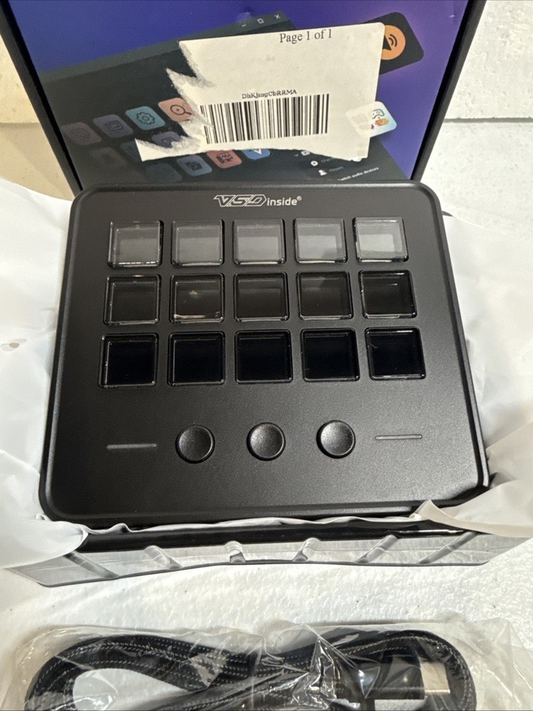 Stream dockStream Dock Streaming Console & Hub customizable LCD Macro keys