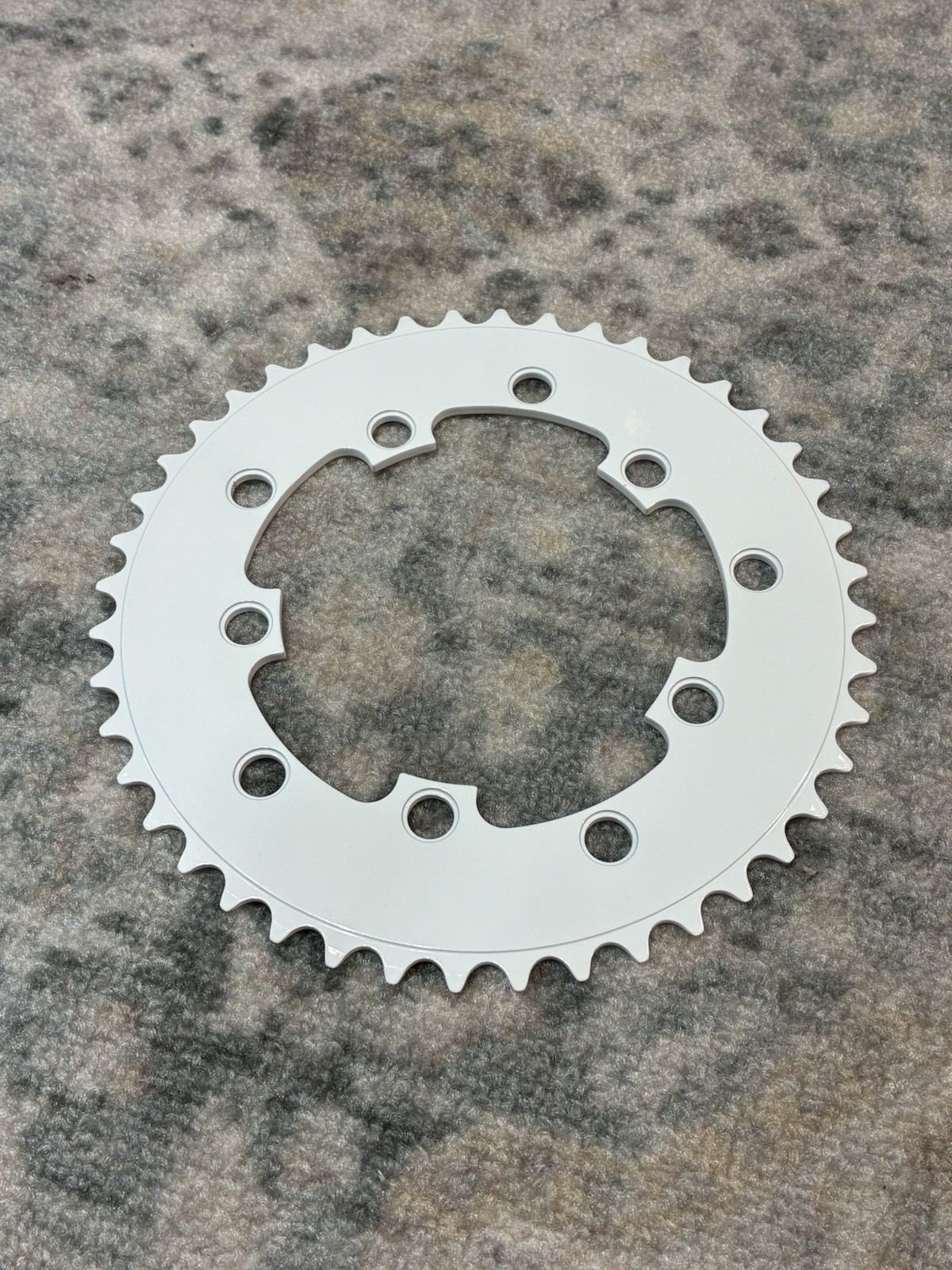 MCS Bmx 44t Chainring Old School Bmx 110/130 BCD White