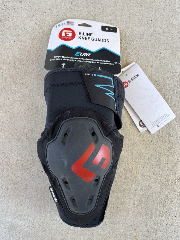 New G-Form E-Line Knee Guards Black Small