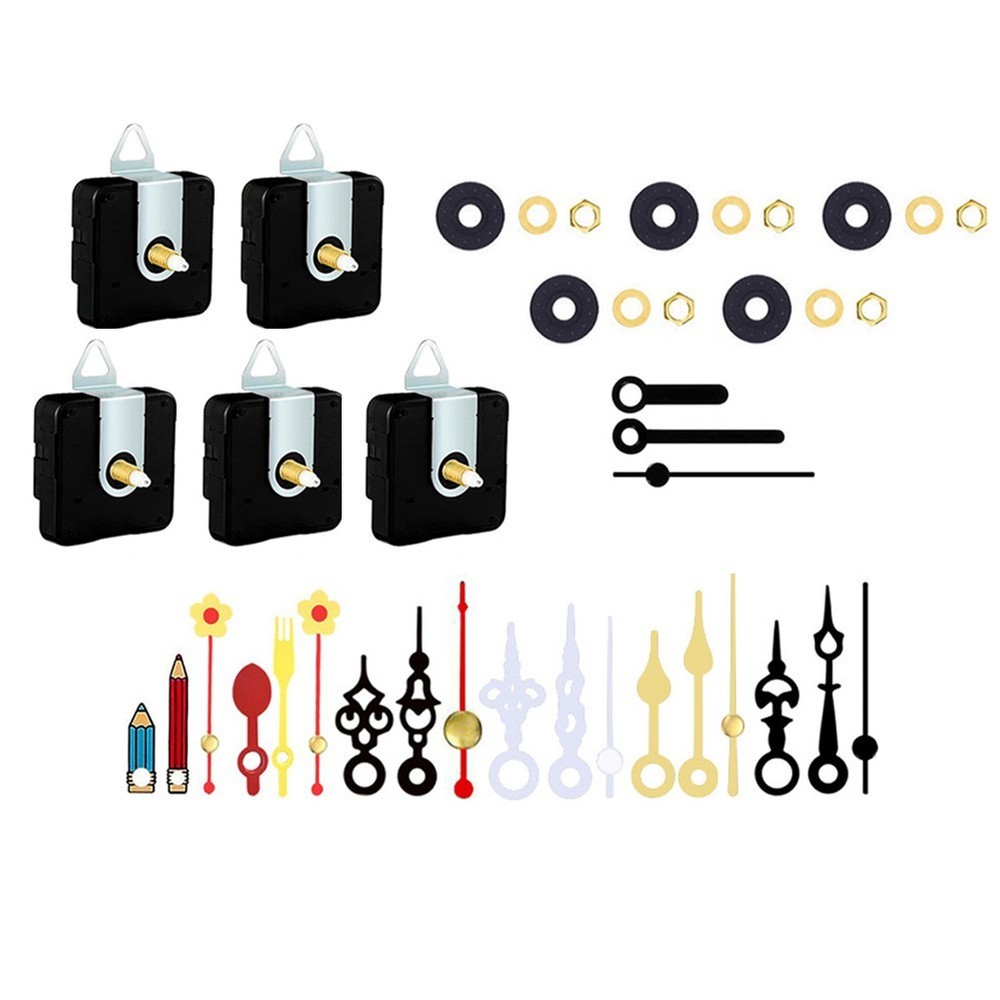 Quartz Clock Movement Replacement Kit Battery Powered Silent Operation