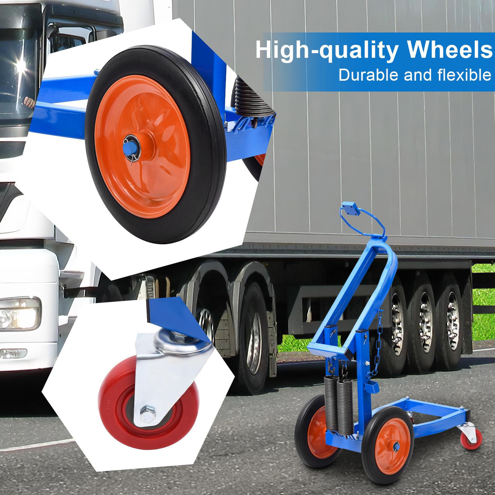 Mobile Impact Wrench Stand Air Impact Holder Rack Heavy Duty Trucks Tool