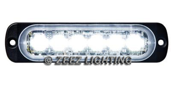 2X White 6 LED Emergency Hazard Flash Warning Caution Beacon Strobe Light Bar#15