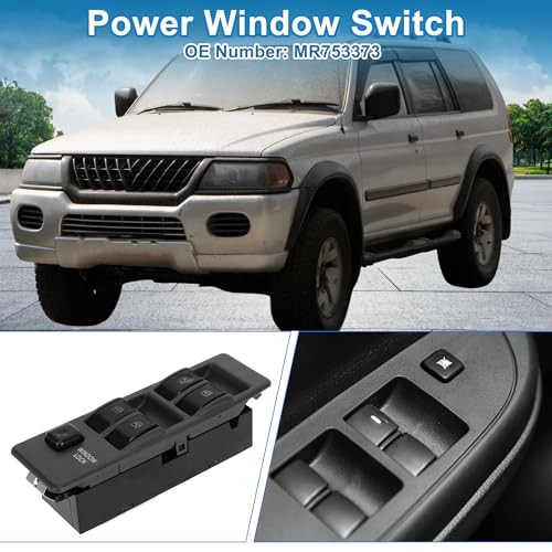 Power Window Switch No.MR753373 Front Left Driver Side Window Control Switch