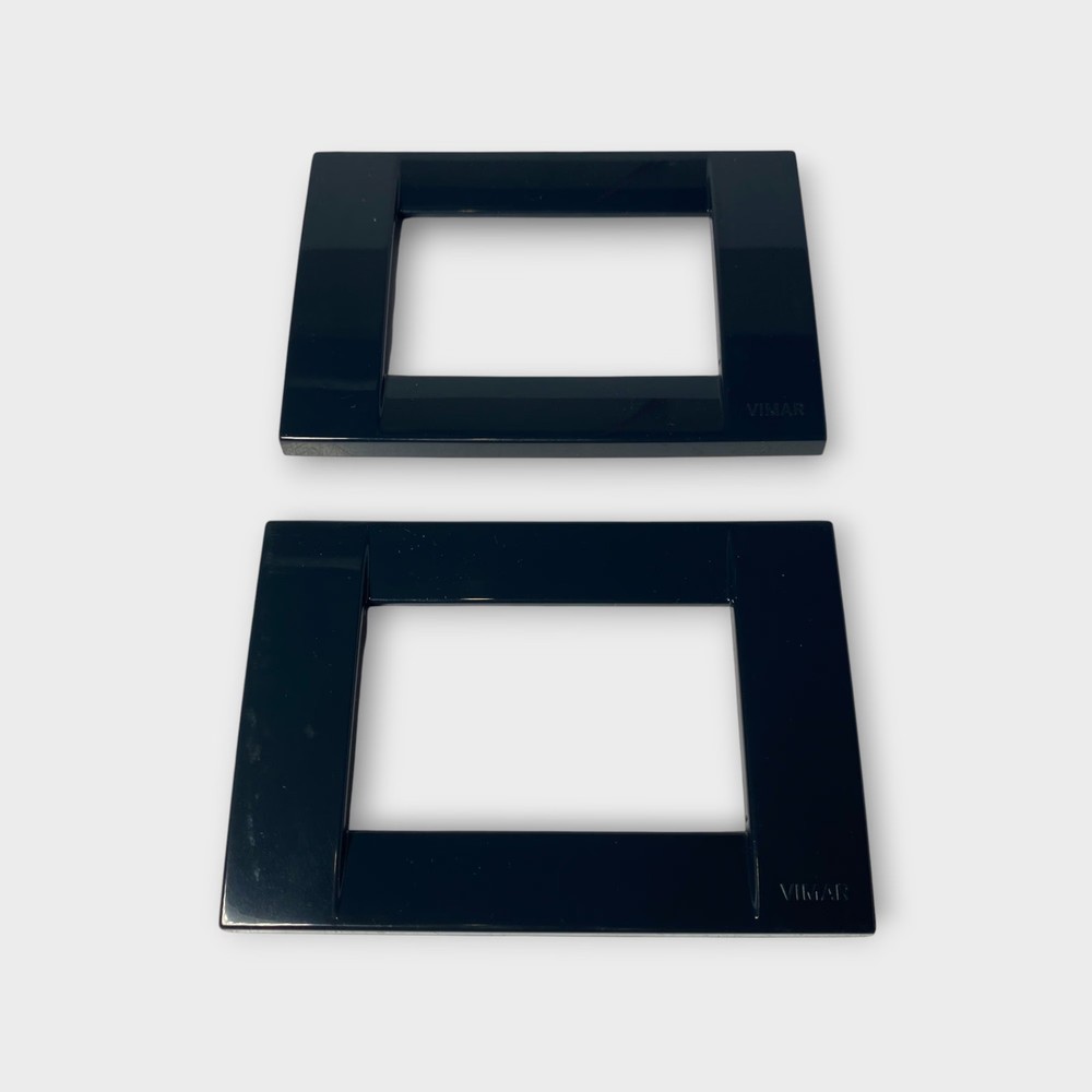 Vimar 16743.15 Idea 3-Module, Graphite Grey (Lot of 2) - Lightly Used