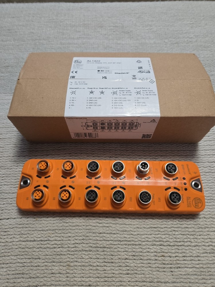 IFM, AL1422, IO-Link Master PFL EIP 8P IP67