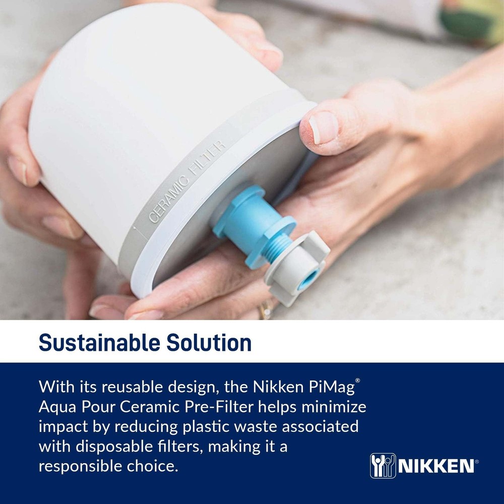 Nikken PiMag - Aqua Pour Ceramic Pre-Filter 1364 Replacement for PiMag Aquapo...