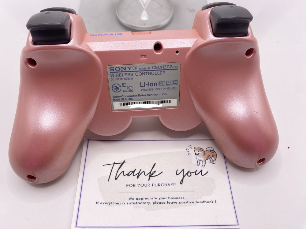 SONY PS3 DUALSHOCK3 Candy Pink Wireless controller Used Game