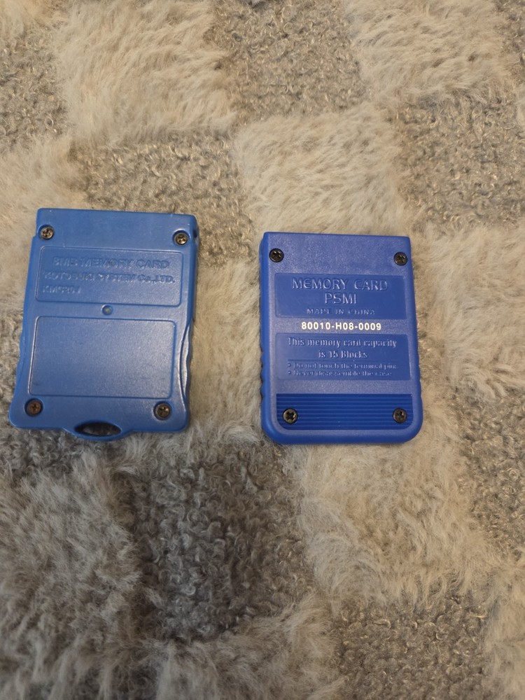 Ps2 And Ps1 Memory Card Lot
