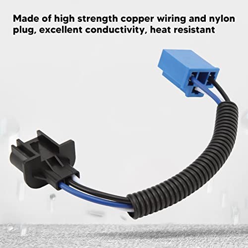 H13 Headlight Adapter Cable Harness, 4-Piece Plug and Play Set for Upgrading