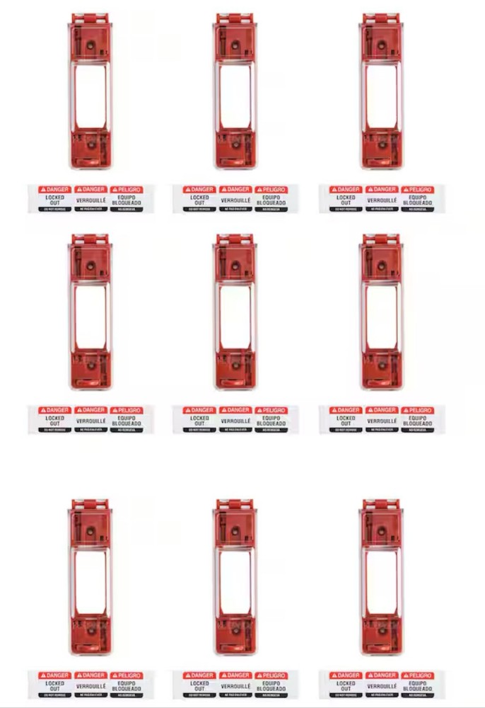 Brady Universal Wall Switch Lockout 6 Pack
