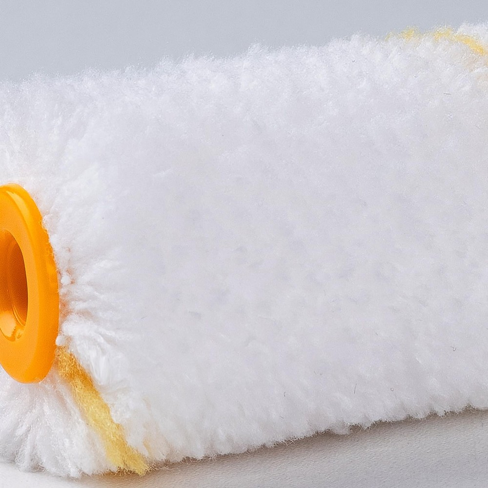 Paint Roller Covers, 40 Pack, 4 Inch 3/8" Nap Mini Microfiber Roller Covers S...
