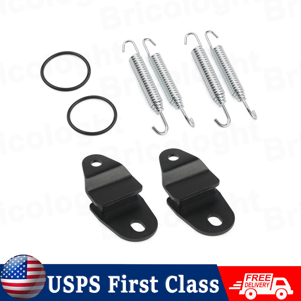 For Yamaha Banshee YFZ350 1987-2006 Exhaust Muffler Springs Stays Mounts Hangers