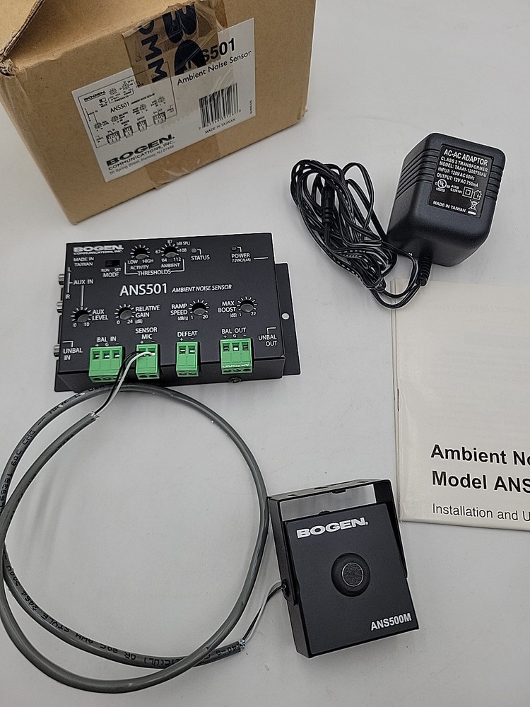 Bogen Communications Model: ANS501 Ambient Noise Sensor