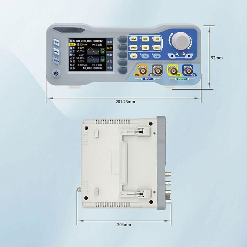 60MHz Dual Channel For JDS8060 DDS Function Arbitrary Waveform Signal Generator