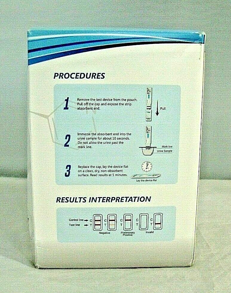 Prime Screen Single Drug Test 10 Panel Kits Urine Dip Testing